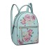 LG1866F-MISS LULU STYLISH LADIES RUCKSACK LEATHER PRINTED BACKPACK BLUE LG1866F-MISS LULU STYLISH LADIES RUCKSACK LEATHER PRINTED BACKPACK BLUE